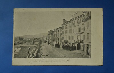 Postcard Postcard Intra Verbania vg 1908 Albergo Leon d'oro S.A.I.P.