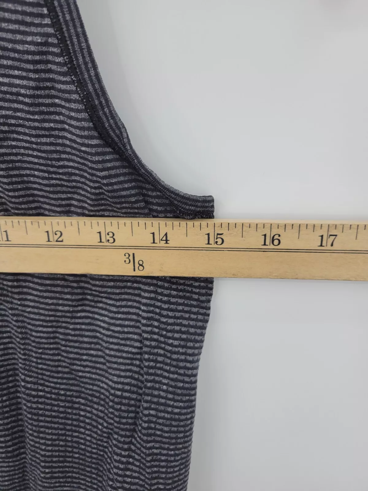 lululemon activewear stripe racerback athletic shirt