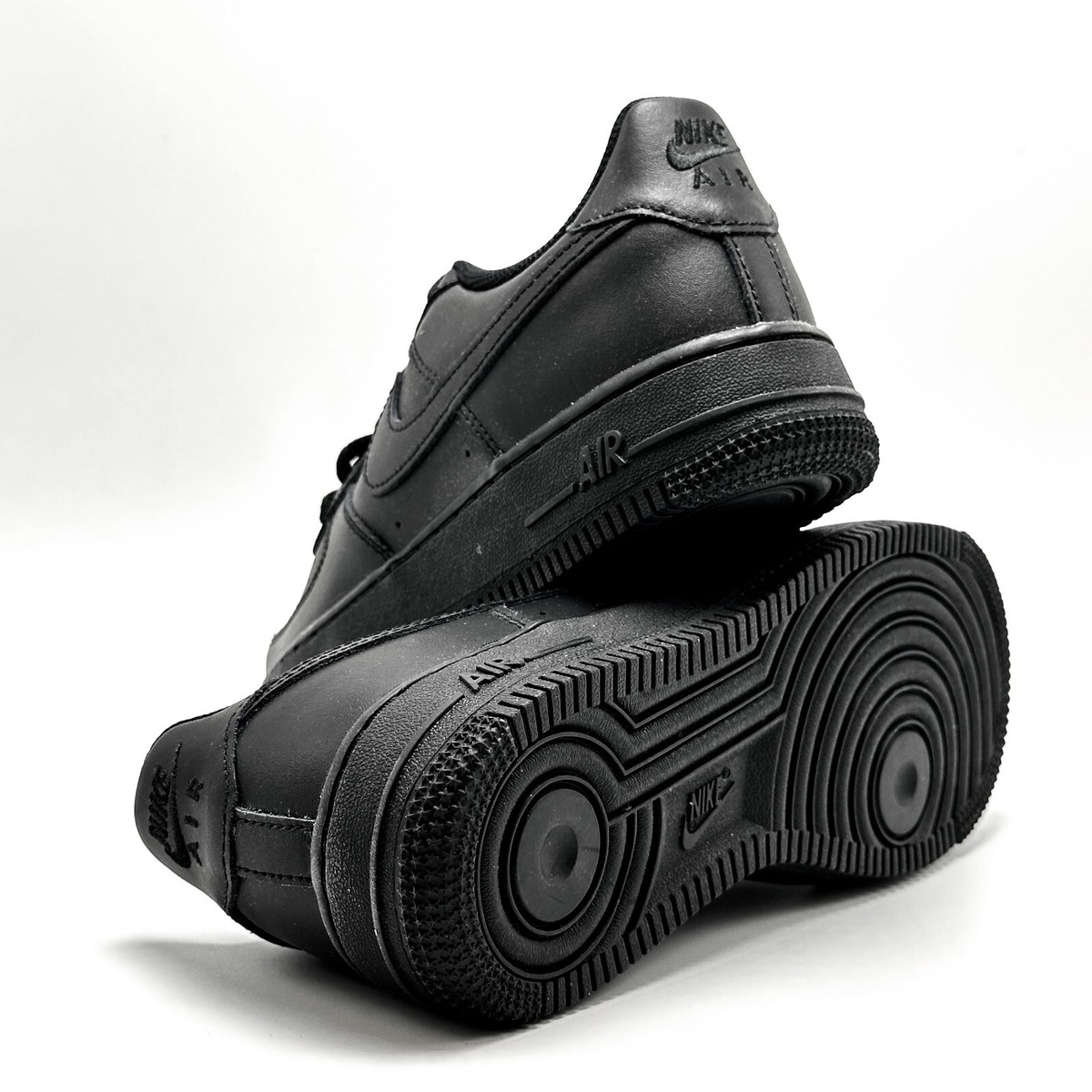 Nike ブラック スニーカー FV5951-001 ジュニア23,5cm NEW* Youth Grade-School Nike Air Force 1 (GS) BLACK / BLACK