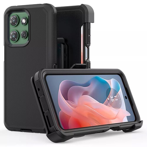 Coque pour Moto G 2025 Coque Téléphone Heavy Duty Fit Otterbox + Verre Protecteur d'écran - Photo 2 sur 21