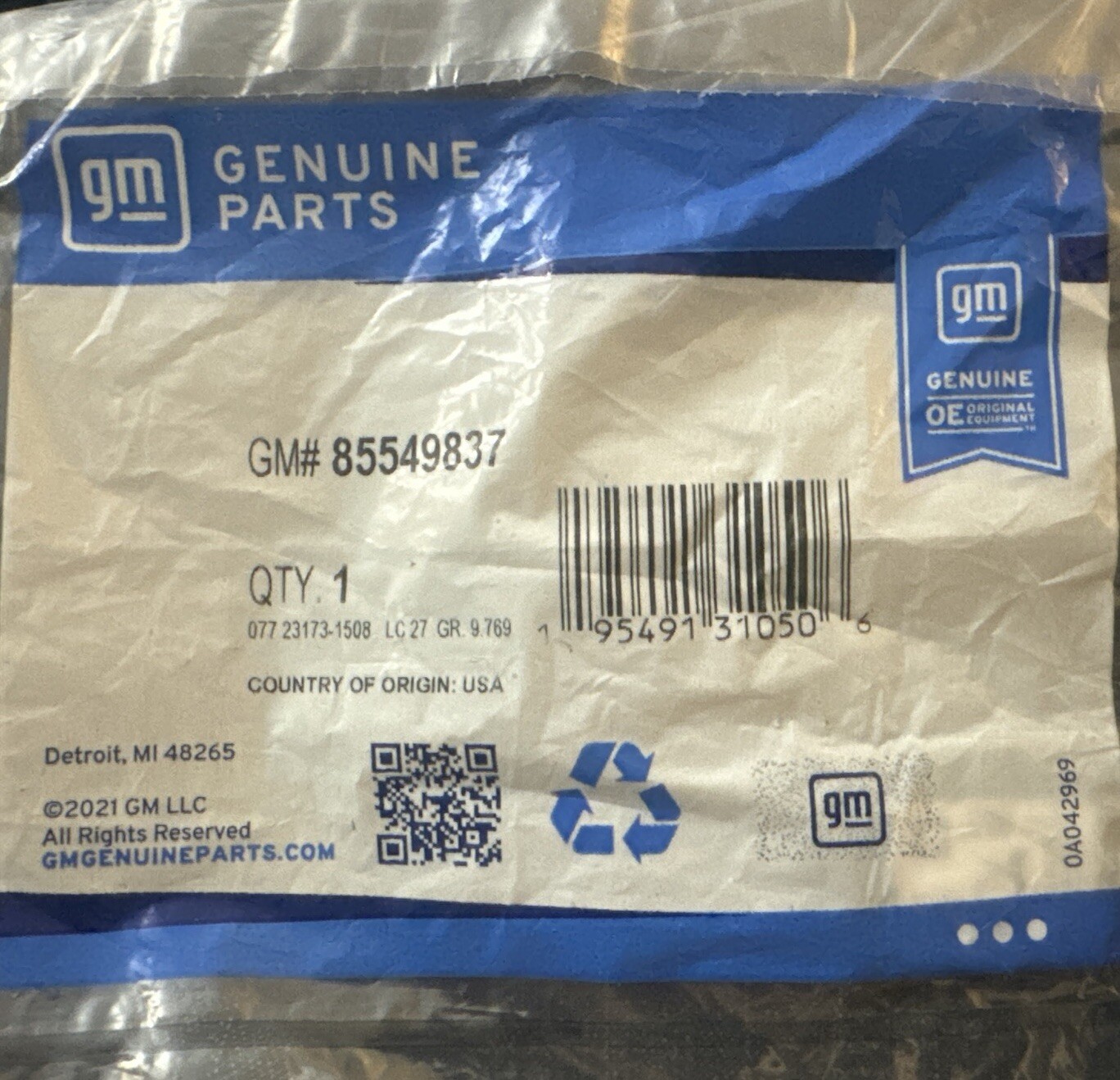 Genuine GM GPS Navigation Data SD Card, North America 85549837 - 3 ...