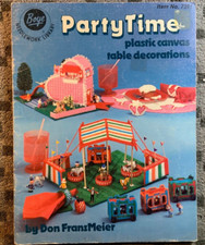 ASN Party Time Table Decorations Christmas Valentine Plastic Canvas Pattern