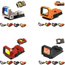 Mini Folding Flip Up Red Dot Sight Holographic Reflex Sight RMR For Glock Pistol