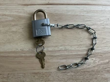 Vintage Chicago Padlock With Keys NOS Rare