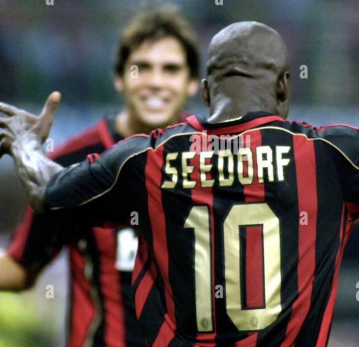 AC MILAN SEEDORF #10 Football Home or Away 2006/07 name print