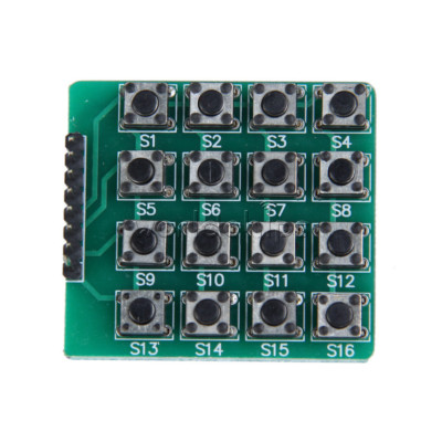2PCS 4*4 Matrix 16 Keypad Keyboard 16 Botton Module MCU Green Board for Arduino