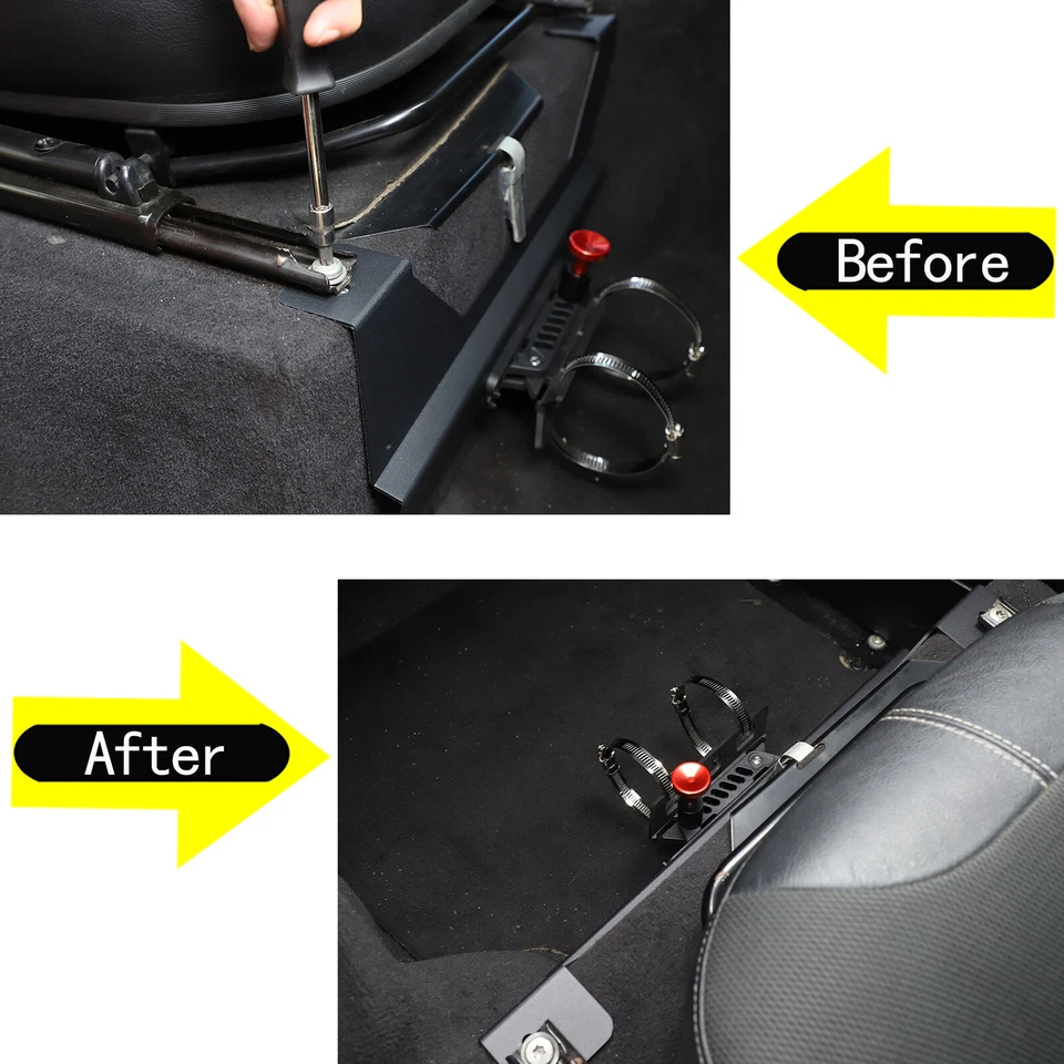 Soporte extintor de incendios para Land Rover Defender 2004-2019 (asiento de pasajero) nuevo Foto 2 de 4