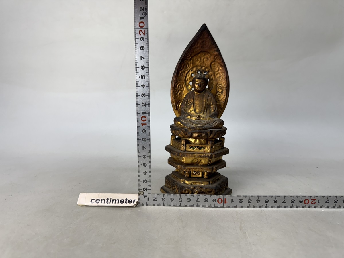 希少 Wooden sculpture Y8764 STATUE wood carving Buddha figure figurine Japan antique