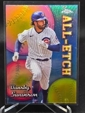 Dansby Swanson 2024 Topps Chrome All-Etch CAE-18 Refractor