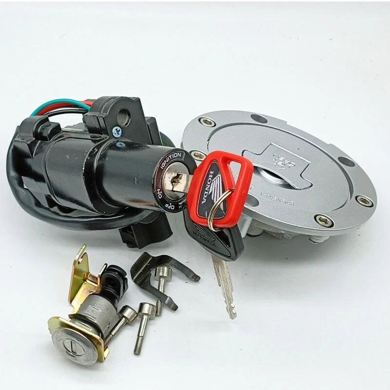 Ignition Switch Seat Lock Gas Cover Key Set for Honda CBR600RR 2003/2004/05-2006 - Изображение 3 из 4