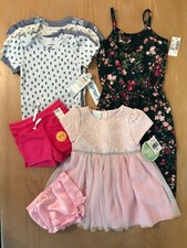 New Carter's Others Infant Girls Summer Clothing Lot of 8 Size 18, 18-24 Months