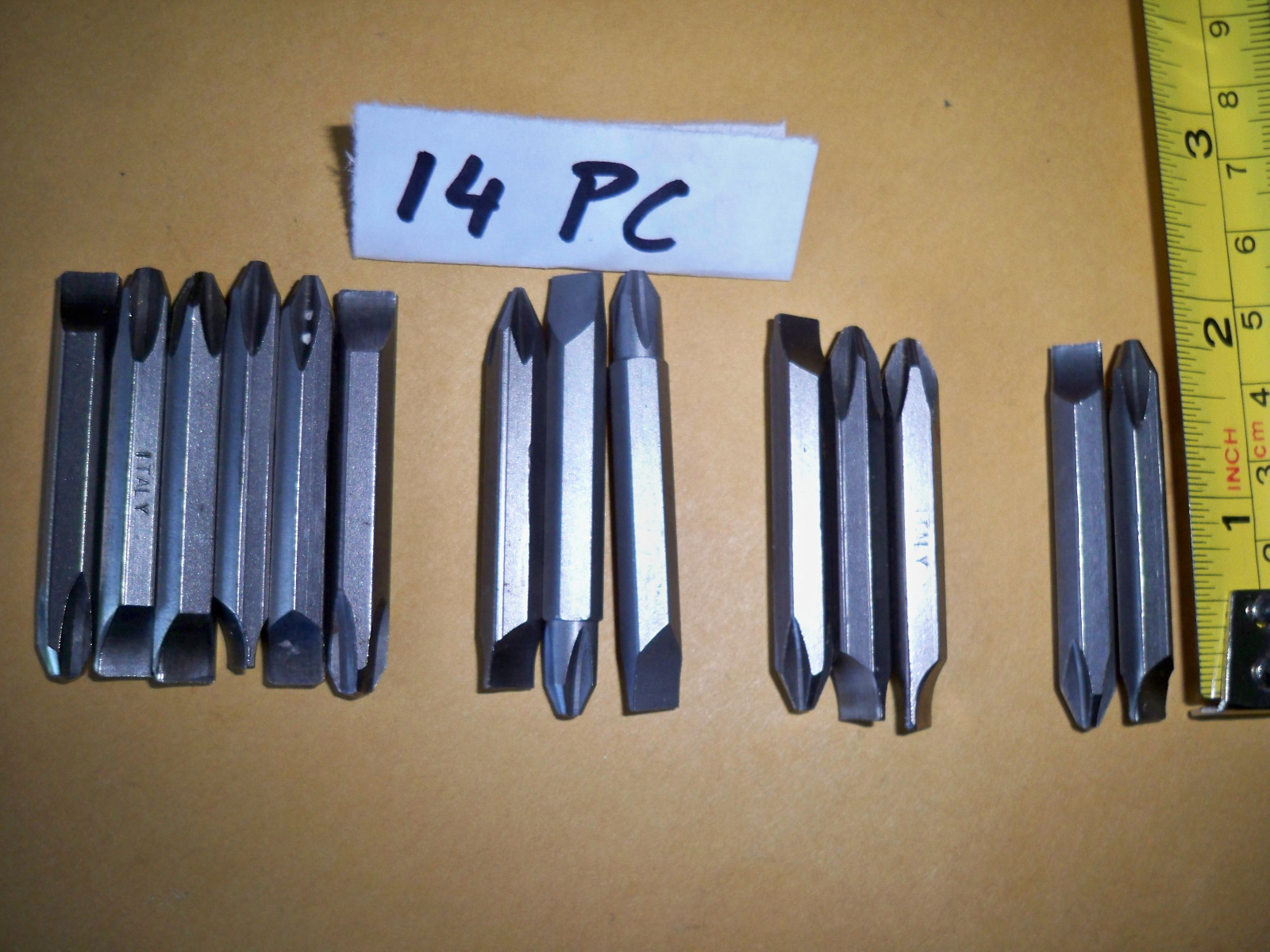 14pc DOUBLE END INSERT BIT BITS BLACK & DECKER MADE IN THE ITALY eBay