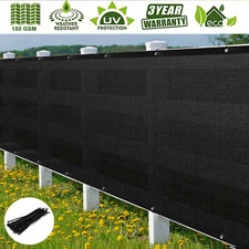 50ft Privacy Screen Fence Garden Windscreen Mesh Shade Sail Net Barrier Cover US