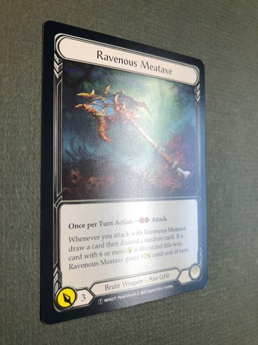 Flesh & Blood Levia / Ravenous Meataxe (Mon120/Mon221) Monarch Unlimited NM - Picture 4 of 4