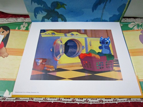 Disney Lilo & Stitch Gedenklithographie 4er Set Disney Store exklusiv - Bild 9 von 10