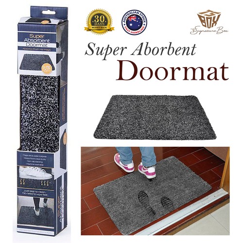 Super Absorbent Magic Doormat Pet Mat Step Clean Non Slip Dirt Mud