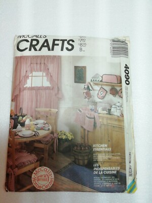McCall s Crafts. Kitchen Essentials 4090 Vintage Schnittmuster unbenutzt