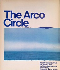 Vintage Print Ad ARCO Atlantic Richfield Name Change Arctic Circle