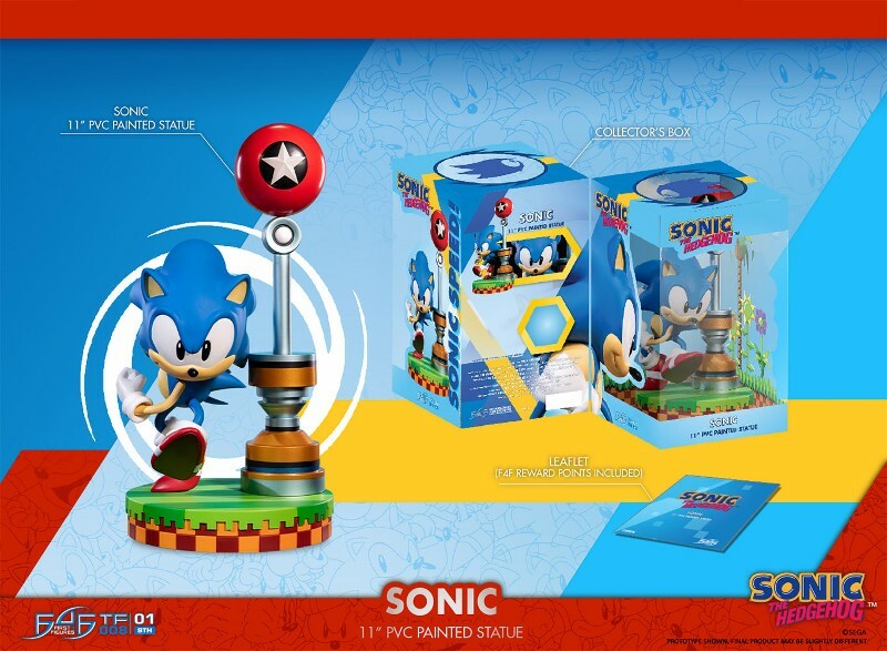 ソニック・ザ・ヘッジホッグ 11インチ first 4 figures First 4 Figures Sonic the Hedgehog True Form 11 Inch PVC