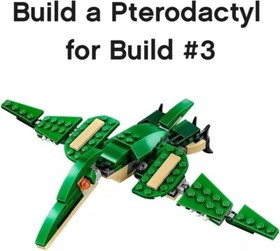 LEGO Creator 3 in 1 Mighty Dinosaur Toy, Transforms from T. rex to Triceratops..