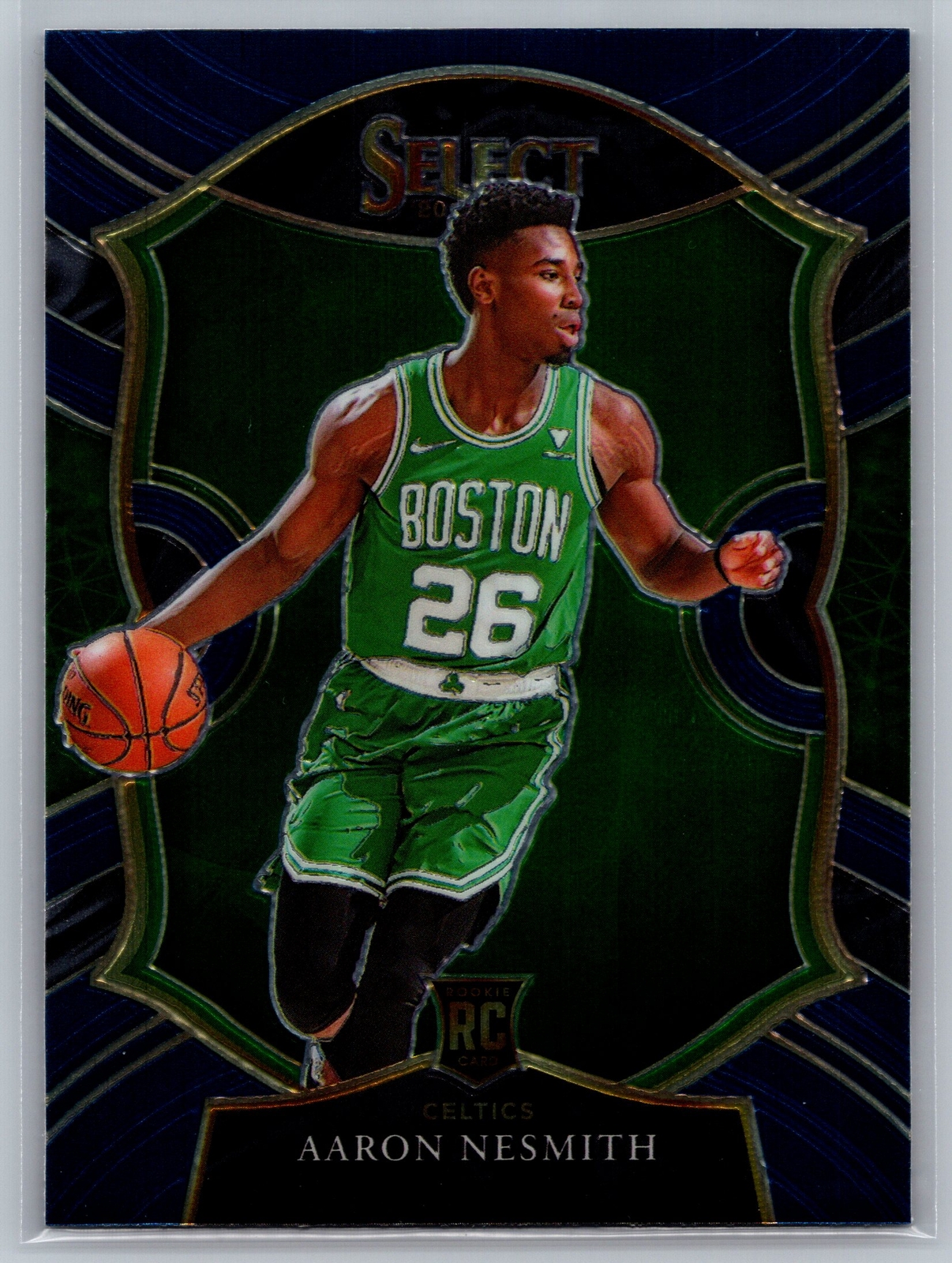 2020-21  Panini Select #74 Aaron Nesmith Blue Boston Celtics
