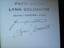 SIGNED by PATTI SMITH & LYNN GOLDSMITH | 1,1 | Before Easter After | NYC Rizzoli