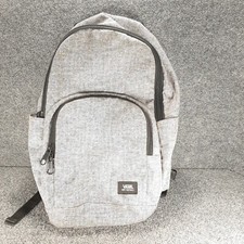 Vans Off The Wall Backpack School Bag Gray Bag Book Bag 18x12x6