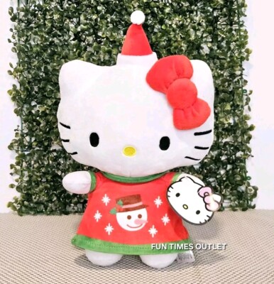 Sanrio Hello Kitty Large 11'' Plush Christmas 2024 Stuffed Doll Collectible Gift 