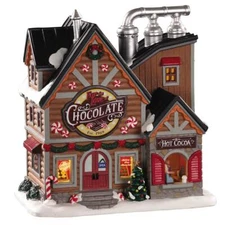 Lemax 2020 For The Love Of Chocolate Shop Vail Village #05621 / 3 Inside Scenes