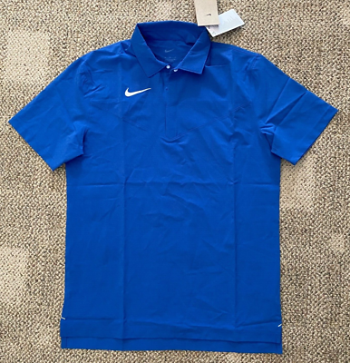 nike polo shirt blue