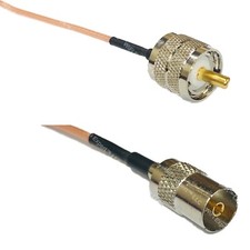RG316 PL259 UHF Male to DVB TV Pal Female RF Cable Rapid-SHIP LOT