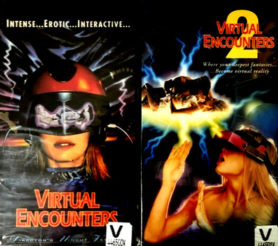 VIRTUAL ENCOUNTERS 1 AND 2 VHS VERY GOOD INTENSE INTERACTIVE BEAUTIFUL RARE SET