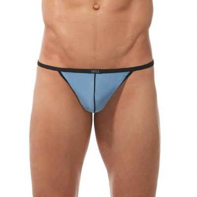 Gregg Homme Torridz String Blau Herren Tanga Unterwäsche durchsichtiger Beutel