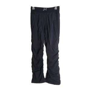 Ivivva by Lululemon Dance Studio Pants Youth Girls Size 14 Black Athleisure 