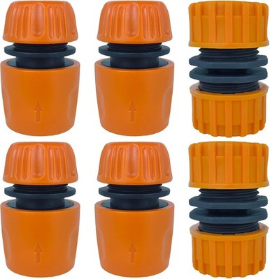 1/2 Inch Garden Hose Quick Connector Repair Replacement Fitting Adapter Kit