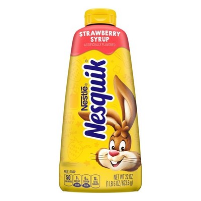 Family-Friendly 22 oz Strawberry Syrup for Tasty Milk & Ice Cream Delights