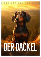 Der Dackel (Tischkalender 2027 DIN A5 Hoch), Calvendo Monatskalender