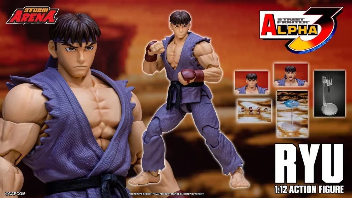 Storm Arena 1/12 Street Fighter Alpha 3 Ryu Purple Image Anime