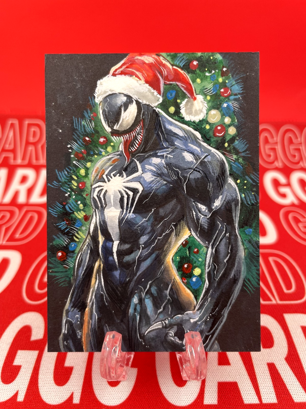 【Christmas Limited】GGC Studio Marvel Venom Artist Auto Sketch Card 1/1