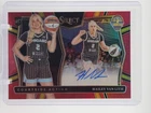 HAILEY VAN LITH 2025-26 SELECT ROOKIE COURTSIDE ACTION AUTO RED PRIZM /99 Q4193