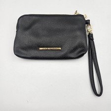 Steve Madden Trell Pocket Clutch Wristlet in Black With Gold Zipper  Hardware