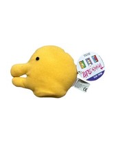 Tamagotchi Bean Pets Plush Stuffed Animal 1997 VINTAGE WITH TAGS NWT Yellow