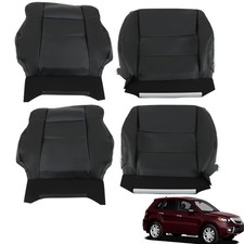 for 2007 2012 Acura Front Seat Cover Black Leather Driver Passenger