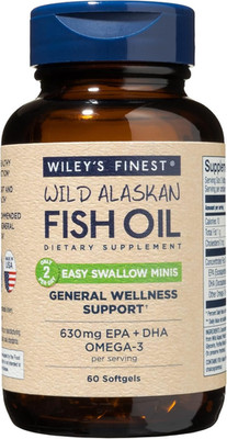 Wild Alaskan Fish Oil Easy Swallow Minis - Omega-3 Fish Oil Supplement for Adult