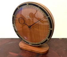 Art Deco Bauhaus KIENZLE Desk Clock Designed by Heinrich Möller