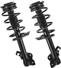 LEDKINGDOMUS Front Strut Shocks Coil Spring for 14-19 Sentra, 14 front