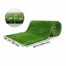 AplusChoice 50x3 Ft Artificial Grass Turf 1.38" Indoor Batting Tunnels Outdoor