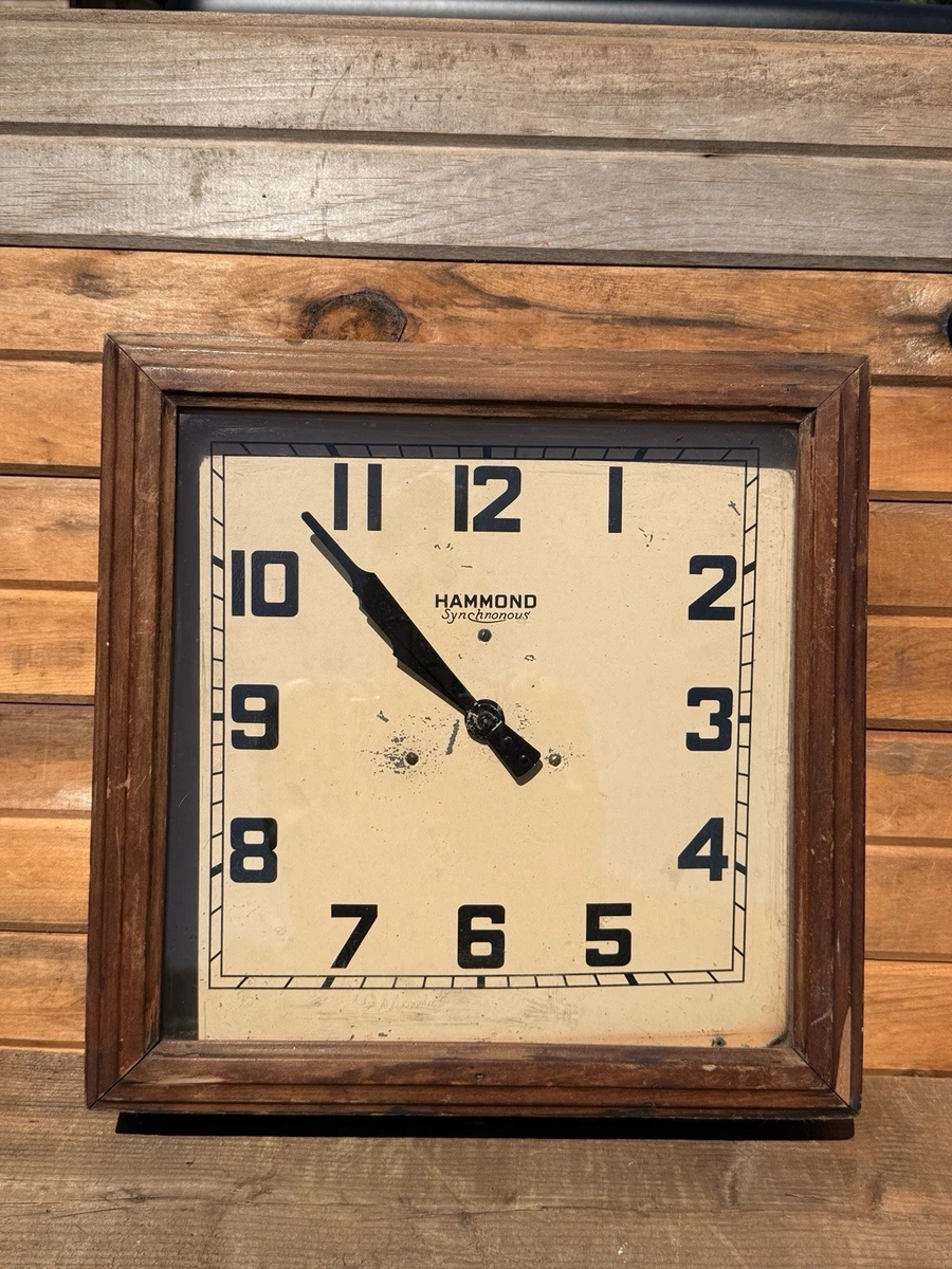 Hammond Collectible Wall Clocks 1920-1949 Time Period Manufactured