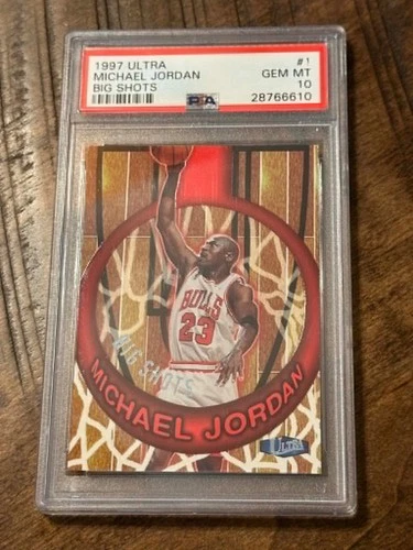 1997 Michael Jordan Fleer Ultra Big Shots #1 PSA 10 Gem Mint