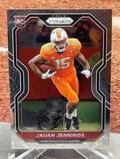 2020 Panini Prizm Jauan Jennings RC #304 San Francisco 49ers Rookie Card Base . rookie card picture